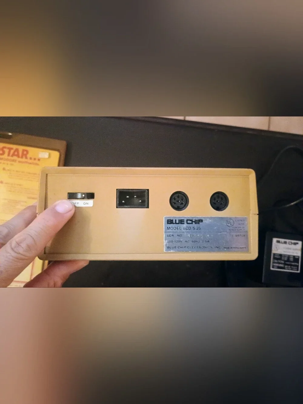 Vintage Commodore 64 Blue Chip External Floppy Drive 